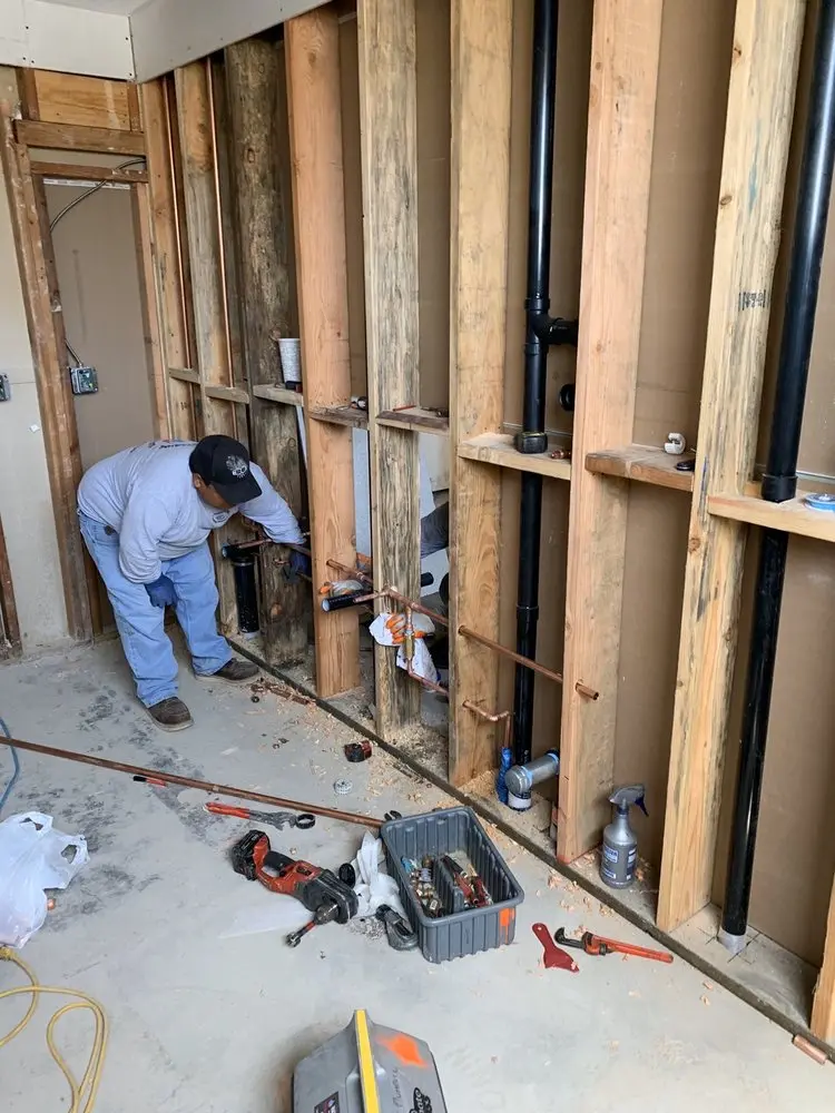 Commercial rough-in plumbing for Water Heater Replacement in West Palmer Lake